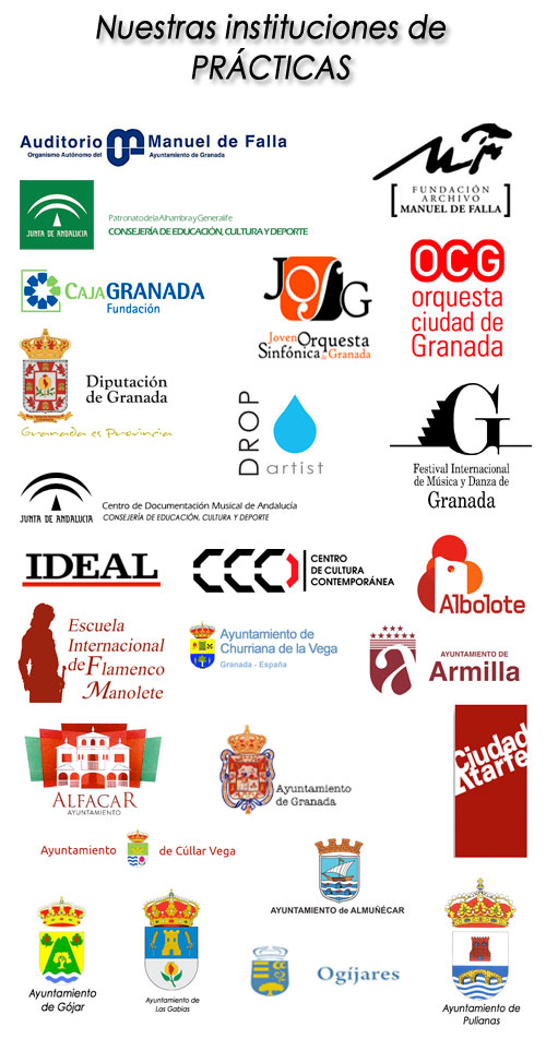 mosaico de las prácticas que ofrece el Departamento de hccmusica