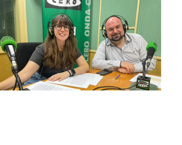 La profesora Marina Hervás y el profesor Joaquín López en Ondacero La profesora Marina Hervás y el profesor Joaquín López en Ondacero