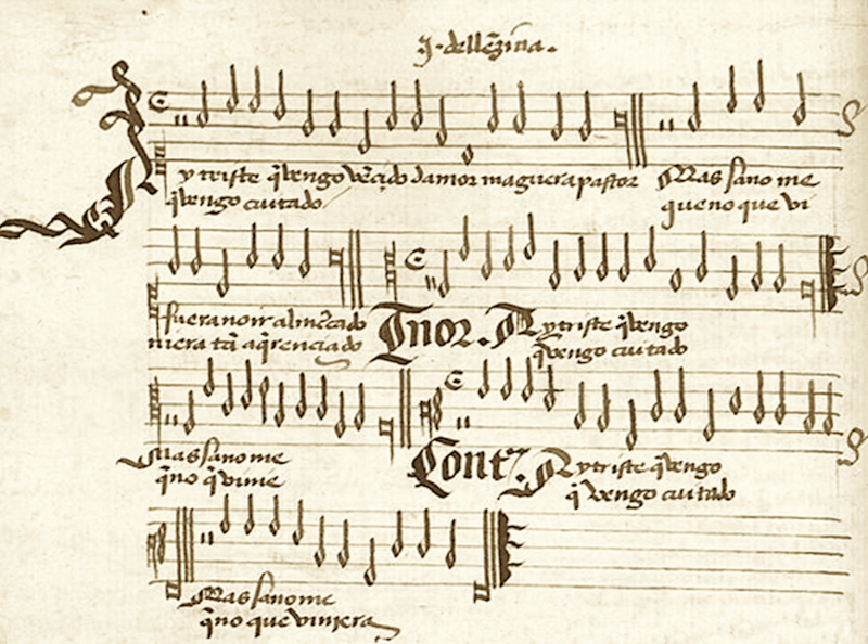 "Ay, triste que vengo", Cancionero de Palacio (Juan del Enzina) "Ay, triste que vengo", Cancionero de Palacio (Juan del Enzina)