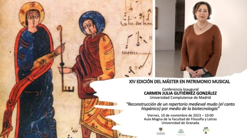 Cartel conferencia inaugural del máster en patrimonio musical Cartel conferencia inaugural del máster en patrimonio musical