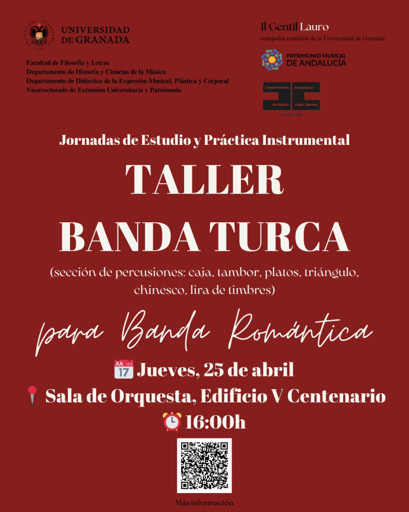 Cartel Taller Banda Turca