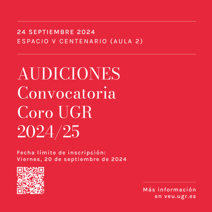 Cartel convocatoria de las audiciones Cartel convocatoria de las audiciones